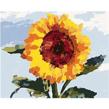 

Zářivá slunečnice, 40×50 cm, vypnuté plátno na rám