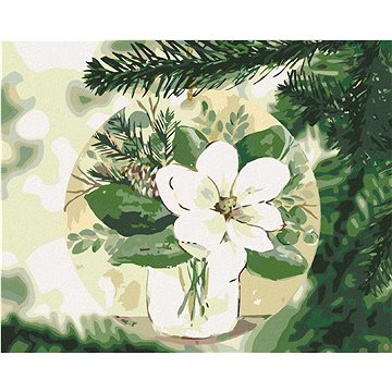 

Zimní magnólie na stromečku (Haley Bush), 80×100 cm, vypnuté plátno na rám