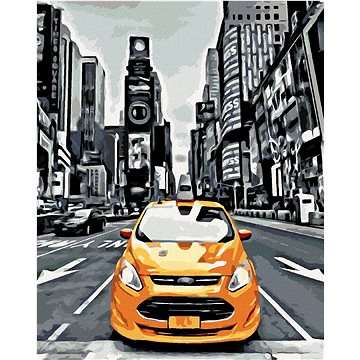 

Žluté taxi v New Yorku, 40×50 cm, bez rámu a bez vypnutí plátna