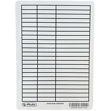 HERLITZ Lenoch do sešitu A5, PE, linkovaný/čtverečkovaný - balení 3 ks