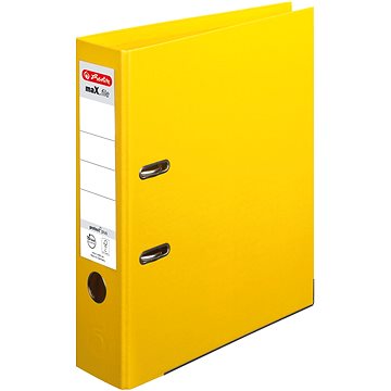 

HERLITZ A4 80 mm PP, žlutý