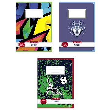

HERLITZ 523 mix motivů pro kluky, linkovaný, 1 ks