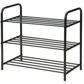 

Home Styling Collection Botník 3-patrový, černý, 58 × 66 × 34 cm