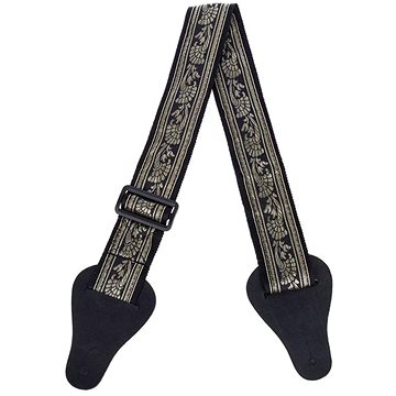 

AW Kytarový řemen Black & Gold