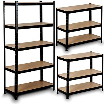

Humberg Kovový regál 150 × 75 × 30 cm černý