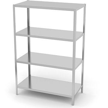 HURTOWNIA Hendi 812518 Nerezový cateringový regál, 4 police, 180 × 80 × 40 cm