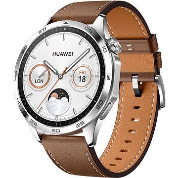 

Huawei Watch GT 4 46 mm Brown Leather Strap