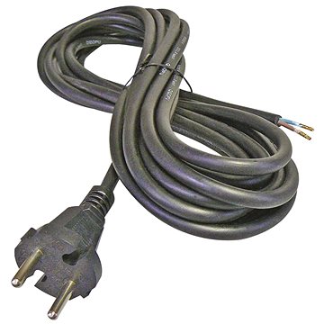 

EMOS Flexo šňůra gumová 2× 1,5mm2, 3m, černá