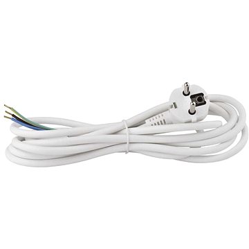 EMOS Flexo šňůra PVC 3× 1,5mm2, 3m, bílá