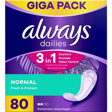 

ALWAYS Dailies Fresh & Protect Normal Intimky 80 ks