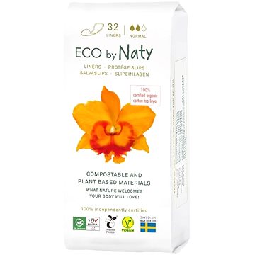 

NATY Dámské ECO slipové vložky - normal 32 ks