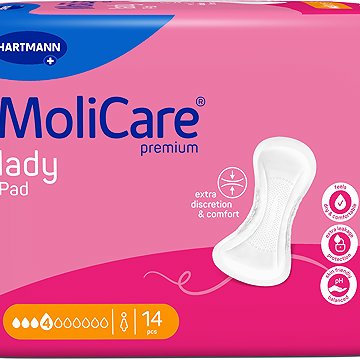 

MoliCare Lady 4 kapky, 14 ks