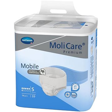 

MoliCare Premium Mobile 6 kapek, velikost S, 14 ks