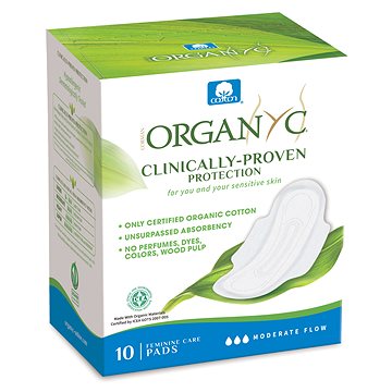 

ORGANYC Dámské vložky denní 10 ks