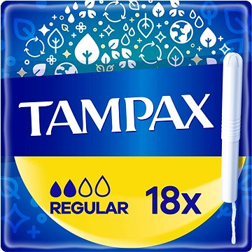 

TAMPAX Regular tampony s papírovým aplikátorem 18 ks