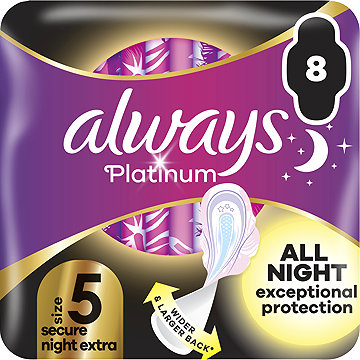 

ALWAYS Platinum Secure Night 8 ks