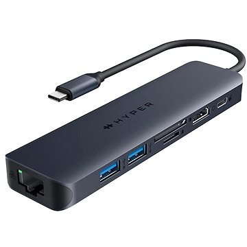 

HyperDrive EcoSmart Gen.2 USB-C 7-in-1 Hub 100W PD Pass-thru