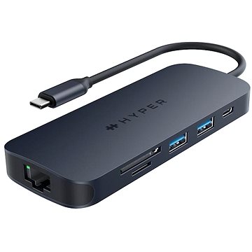 

HyperDrive EcoSmart Gen.2 Universal USB-C 8v1 Hub 140 W PD3.1 Power Pass-thru