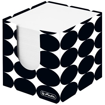 

HERLITZ Špalík Just Black 9 × 9 × 9 cm, 700 lístků, box