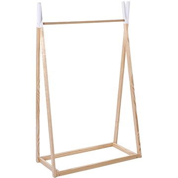 

Atmosphera Dětský dřevěný stojací věšák, teepee
