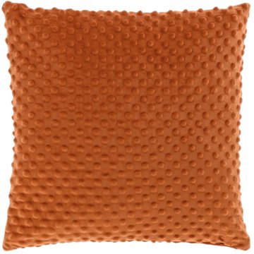 

TEXTILOMANIE Sametový dekorační polštářek Kaat 45 × 45 cm, oranžový