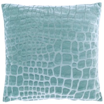 

TEXTILOMANIE Sametový dekorační polštářek Nanou 45 × 45 cm, modrý