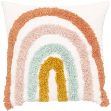 

TEXTILOMANIE Dětský dekorační polštářek Rainbow 38 × 38 cm