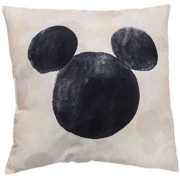

TEXTILOMANIE Dekorační polštářek Mickey Mouse 40 × 40 cm, krémový