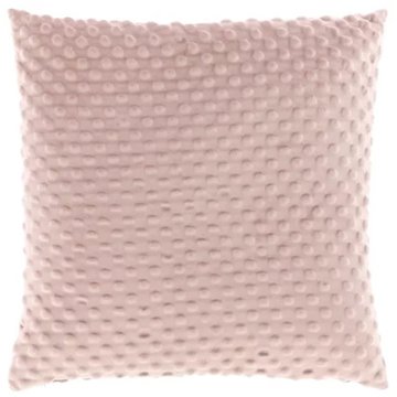 

TEXTILOMANIE Sametový dekorační polštářek Kaat 45 × 45 cm, starorůžový