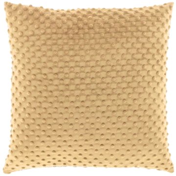

TEXTILOMANIE Sametový dekorační polštářek Kaat 45 × 45 cm, žlutohnědý