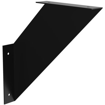 

Walteco Konzole FLO, 200 × 200 mm, nosnost 15 kg, matná černá