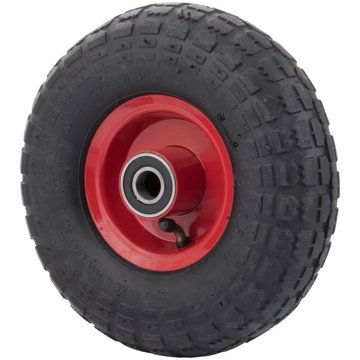 

WALTECO Nafukovací kolo, průměr 260 mm, průměr osy 20 mm, nosnost 100 kg