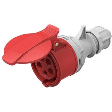 

Solight Zásuvka přímá kabelová, 5-pólová, 400V/16A, IP44