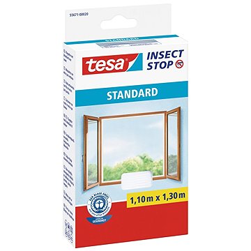

TESA Síť proti hmyzu STANDARD, na okno, bílá, 1,1 m × 1,3 m