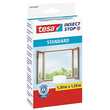 

TESA Síť proti hmyzu STANDARD, na okno, bílá, 1,3 m × 1,5 m