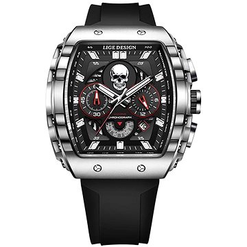 

Lige Man silikone 89112-3 černé/stříbrné