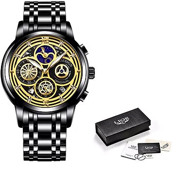 

Lige Man 8989-7 silver black