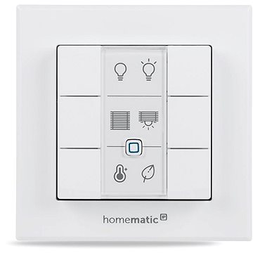 

Homematic IP Nástěnný dálkový ovladač - 6 tlačítek, se symboly - HmIP-WRC6