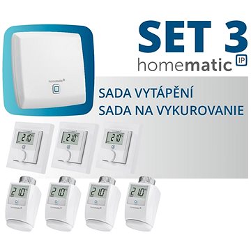 

Homematic IP Sada vytápění Homematic IP (byt 3+1) - HmIP-SET3