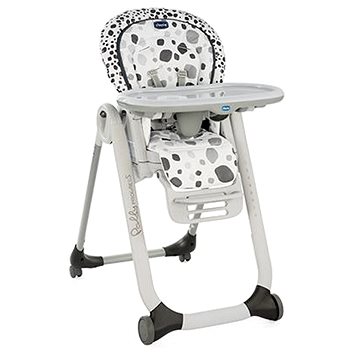 

CHICCO Židlička jídelní Polly Progres5 - Anthracite