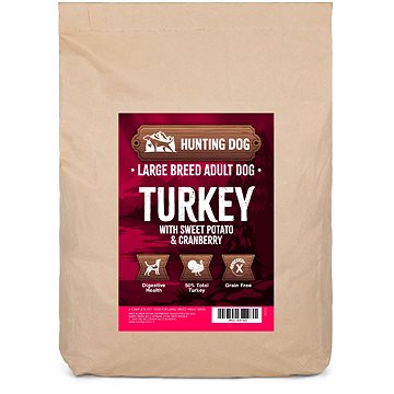 

Hunting Dog - Krocan s brusinkami pro velká plemena psů 2 kg