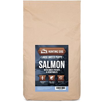

Hunting Dog - Losos se zeleninou pro štěňata velkých plemen 12 kg