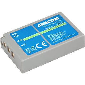 

Avacom za Olympus BLS-5, BLS-50 Li-ion 7.2V 1050mAh 7.6Wh