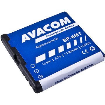 

Avacom za Nokia E51, N81, N81 8GB, N82, Li-ion 3.6V 1100mAh (náhrada BP-6MT)