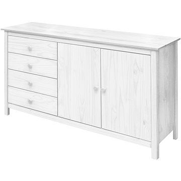 

IDEA Komoda 2 dveře + 4 zásuvky TORINO bílá