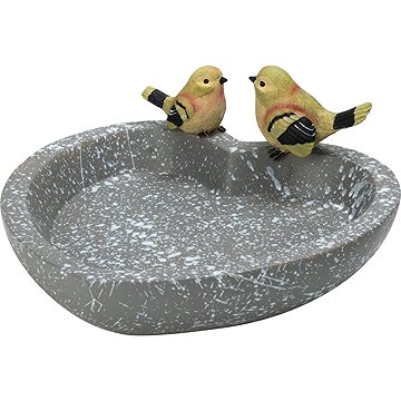 

Igotrend Zahradní dekorace 131865 jezírko pro ptáčky 25 cm, tvar srdce