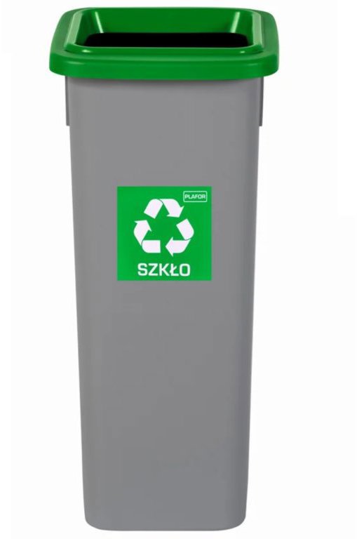 

Igotrend, 713002 Koš na tříděný odpad 20 l, FIT BIN šedo/zelený