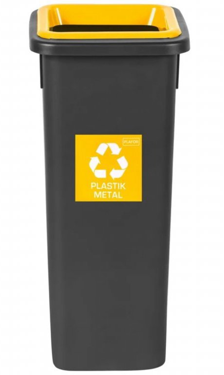 

Igotrend, 714001 Koš na tříděný odpad 20 l, FIT BIN černo/žlutý