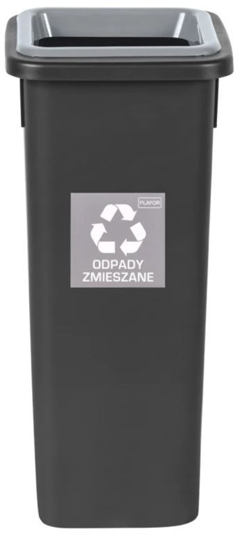 

Igotrend, 714005 Koš na tříděný odpad 20 l, FIT BIN černo/šedý