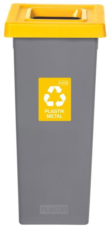 

Igotrend, 719001 Koš na tříděný odpad 53 l, FIT BIN šedo/žlutý